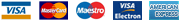 Accepted credit cards